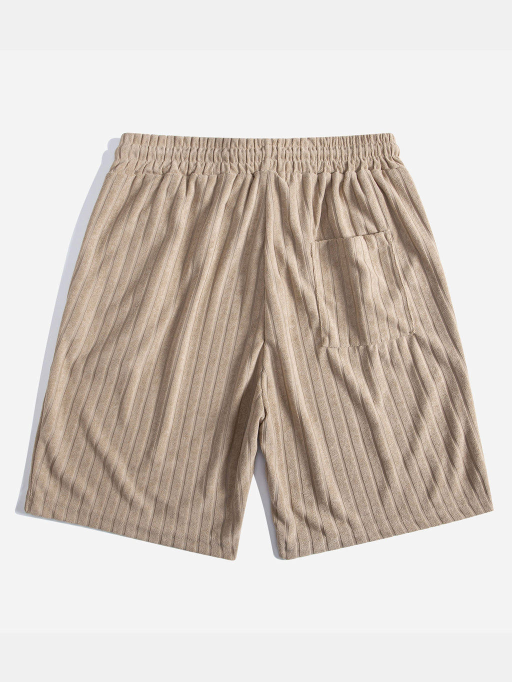 Gestreepte Terry Cubaanse shorts