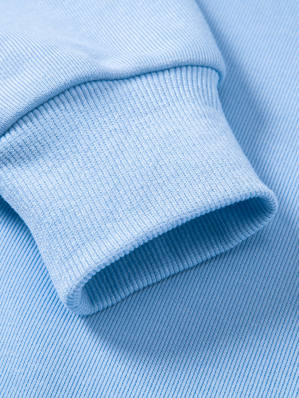 Sudadera con cuello Polo sólido