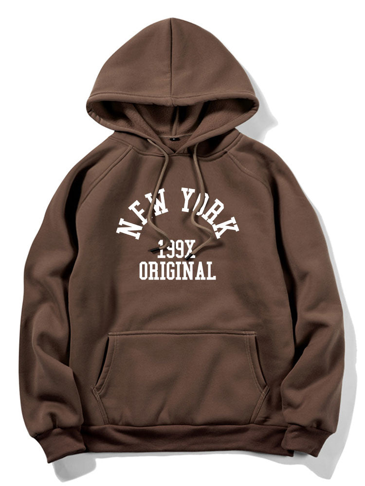 New York Print Hoodie